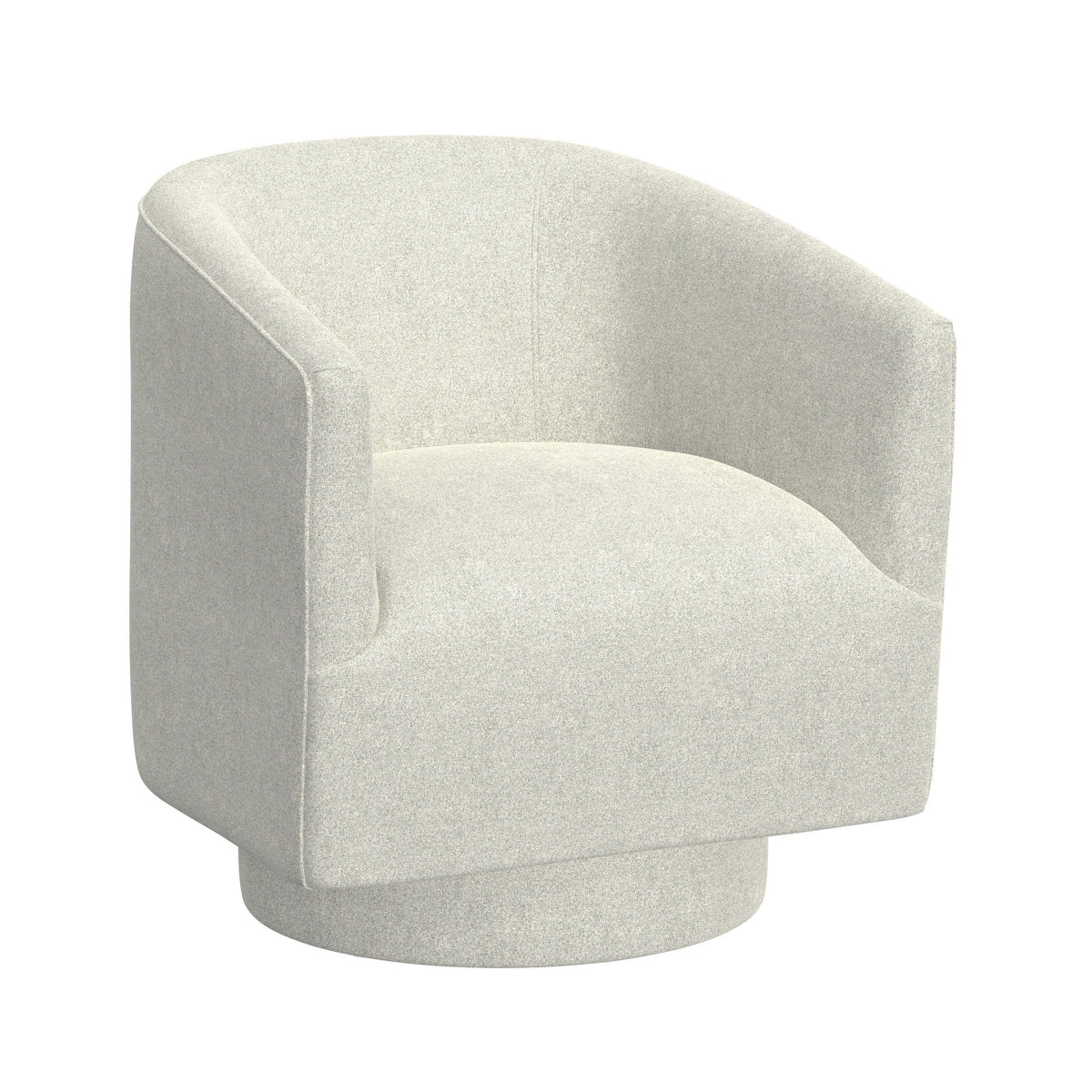 Fabric Swivel Accent Chair with Compact Design - Light Blue, Dark Green, White, Gray, Blue
