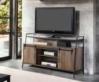 Rashawn Rustic TV Stand - Oak