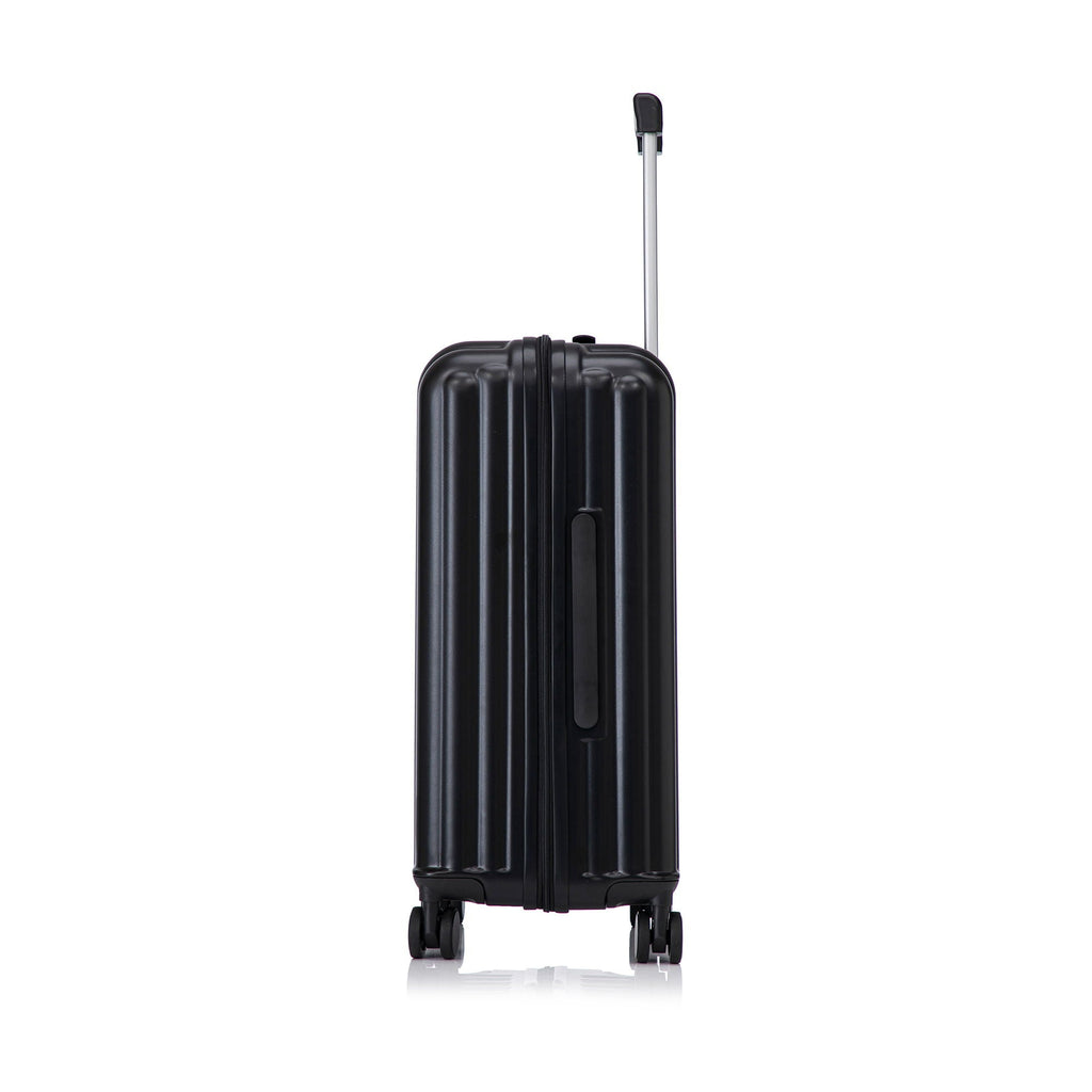 Spinner Wheel Luggage Set with USB Port and Holders - Pink, Black, Green