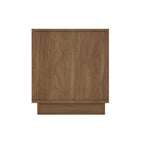 Modern Nightstand with Push to Open Drawers - Dark Gray, Dark Brown, or Light Brown