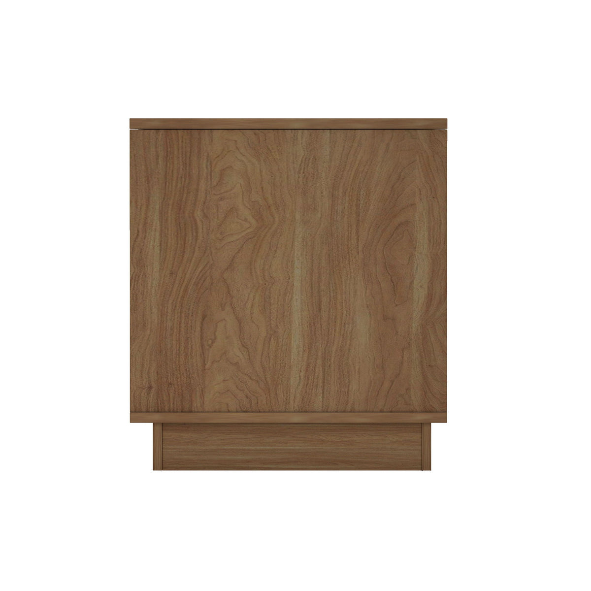 Modern Nightstand with Push to Open Drawers - Dark Gray, Dark Brown, or Light Brown