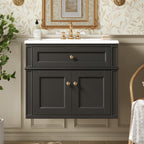 24" Wall Mounted Modern Bathroom Vanity
