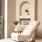 Reclining Japanese Chair with Adjustable Back - Fabric