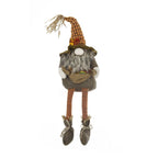 Sitting Gnome With Maple Leaf (Set of 2)