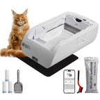 Smart Cat Litter Box with Wide Opening