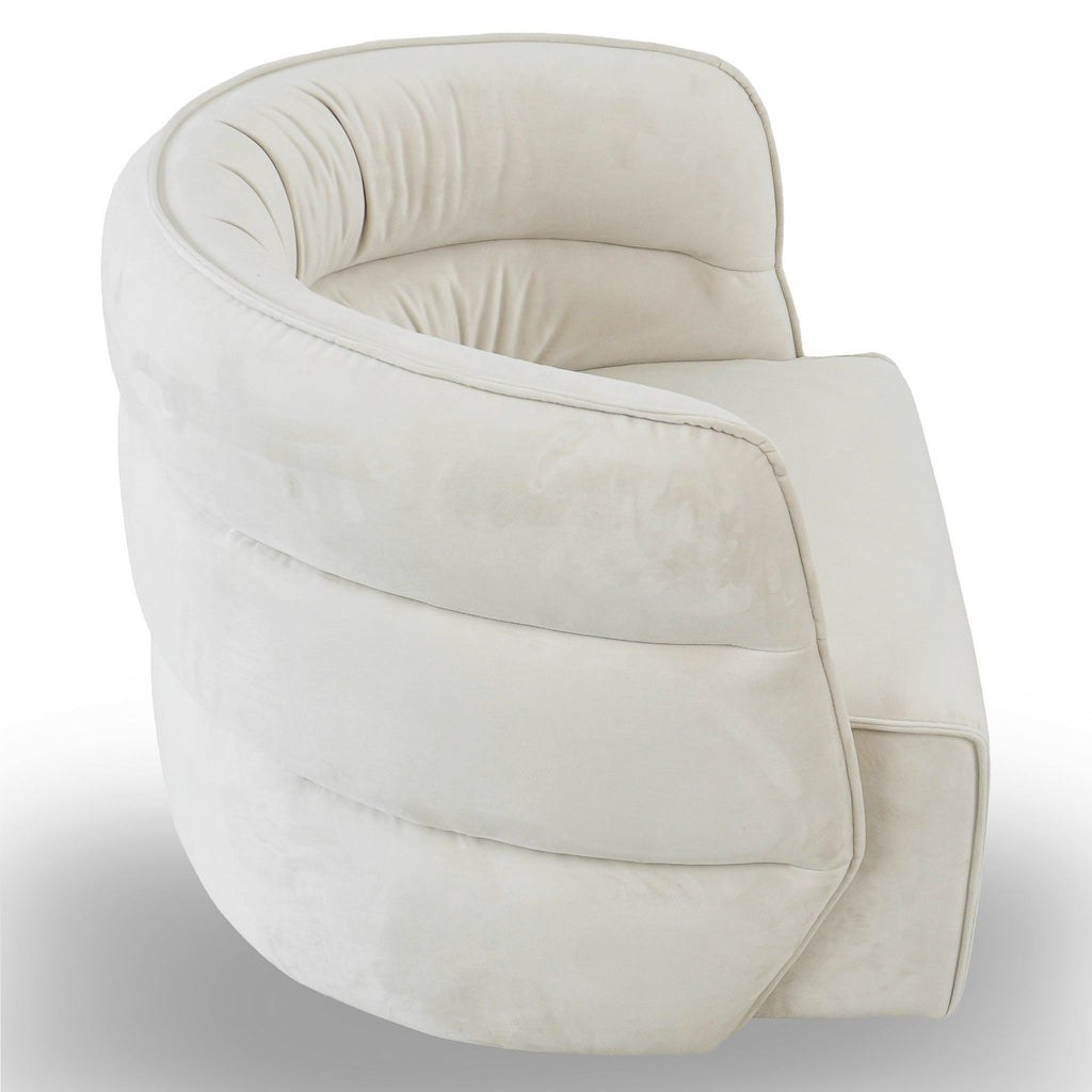Walden Stylish Swivel Chair with Integrated Armrests - Multiple Colors
