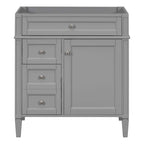 Bathroom Vanity with 2 Drawers and Tip-Out Storage - Multiple Colors