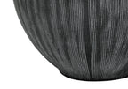 Black Ceramic Contemporary Table Lamp with Fabric Shade - Black