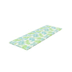 2" Thick Floral Chaise Lounge Cushion with Waterproof Foldable Design - Leaf Coconut