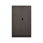 Metal Storage Cabinet With Locking Doors And Adjustable Shelf