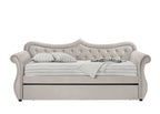 Adkins Twin Daybed With Trundle - Beige