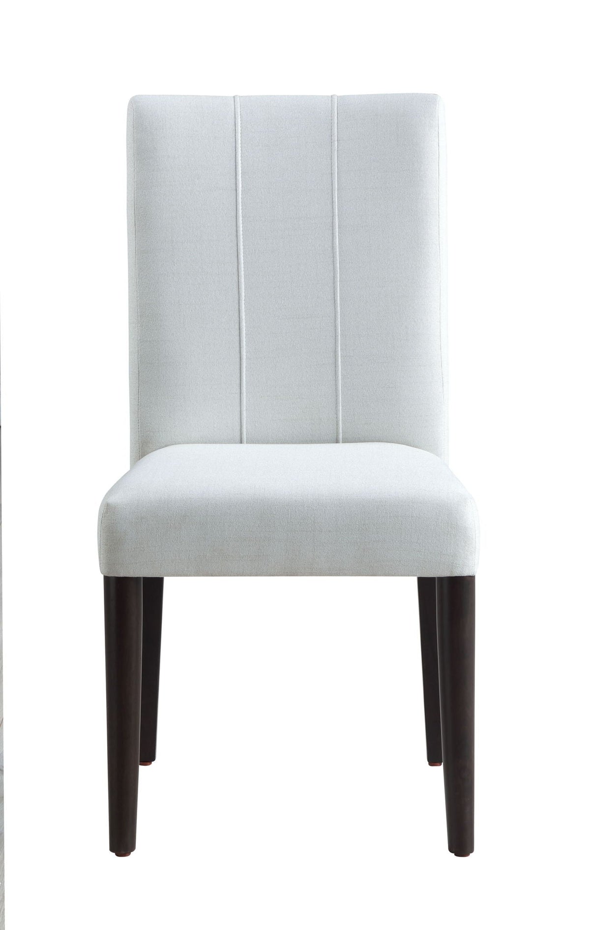 White Side Chair Set with Padded Cushion - Carena (Set of 2)