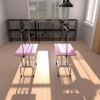 Folding Pet Grooming Table with Adjustable Arm - Multiple Colors
