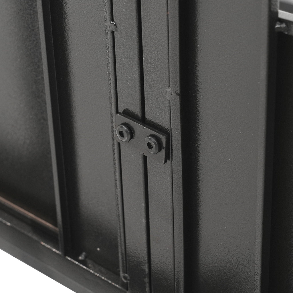 Extra Large Heavy Duty Dog Crate with Removable Pans - Black