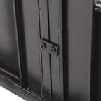 Extra Large Heavy Duty Dog Crate with Removable Pans - Black