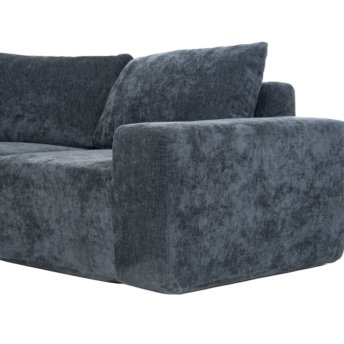 Modular Cloud Sectional Sofa Set with Deep Seating - Choose Beige, Dark Gray, or Dark Brown