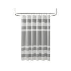 Grey Shower Curtain with 3M Scotchgard Water Repellent - 72x72"