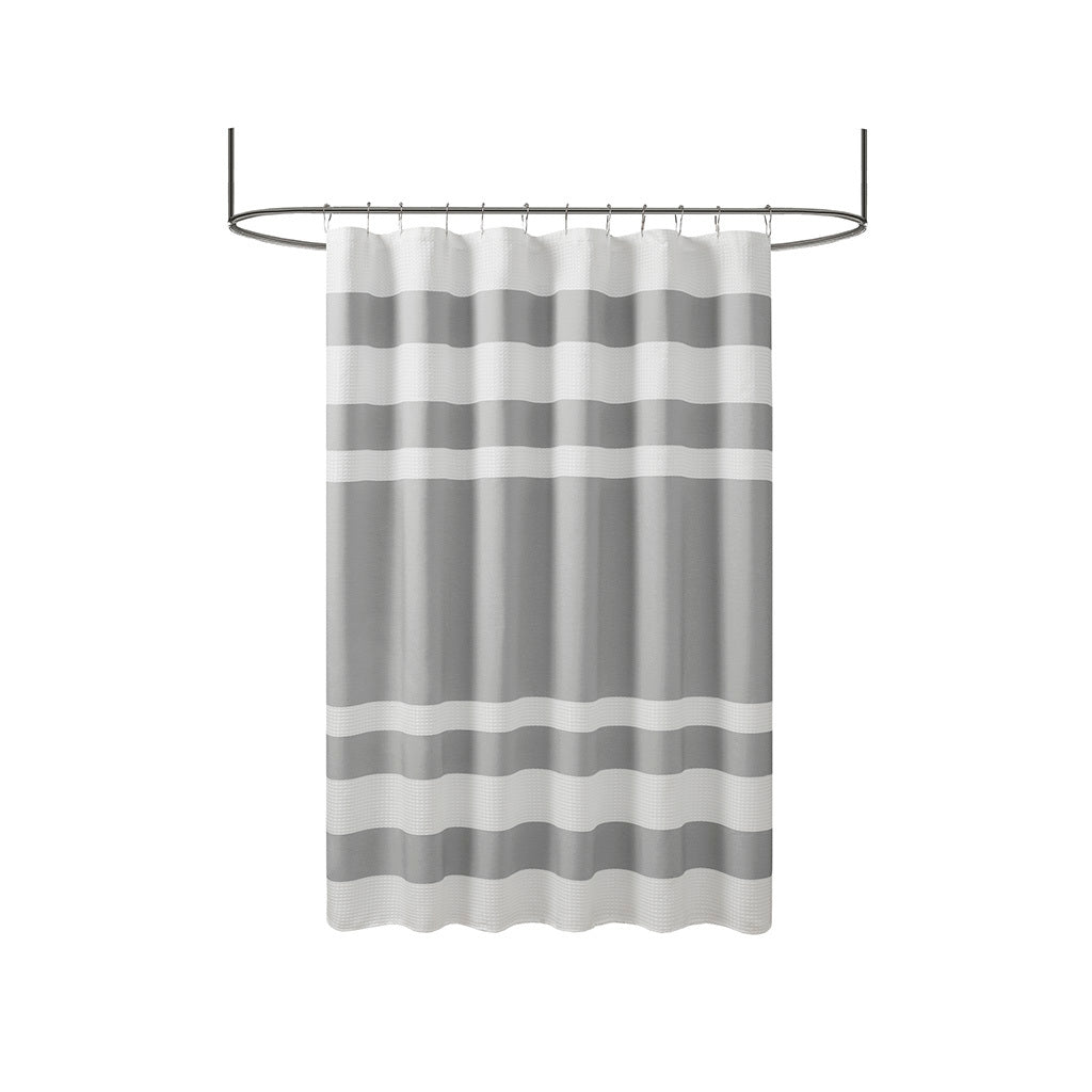 Grey Shower Curtain with 3M Scotchgard Water Repellent - 72x72"