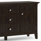 Bedford Sideboard Buffet with Ample Storage - Dark Tobacco Brown