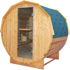 Traditional Cylindrical Stove Double Sauna Room