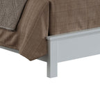 Transitional Storage Bed with Headboard Shelving - Multiple Colors