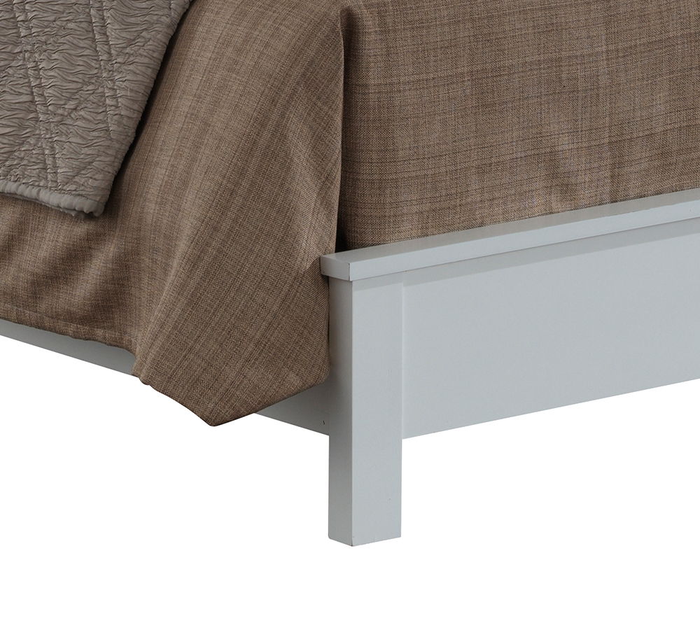 Transitional Storage Bed with Headboard Shelving - Multiple Colors