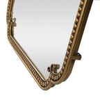 Full Length Mirror With Stand - Antique Gold Floor Mirror for Bedroom