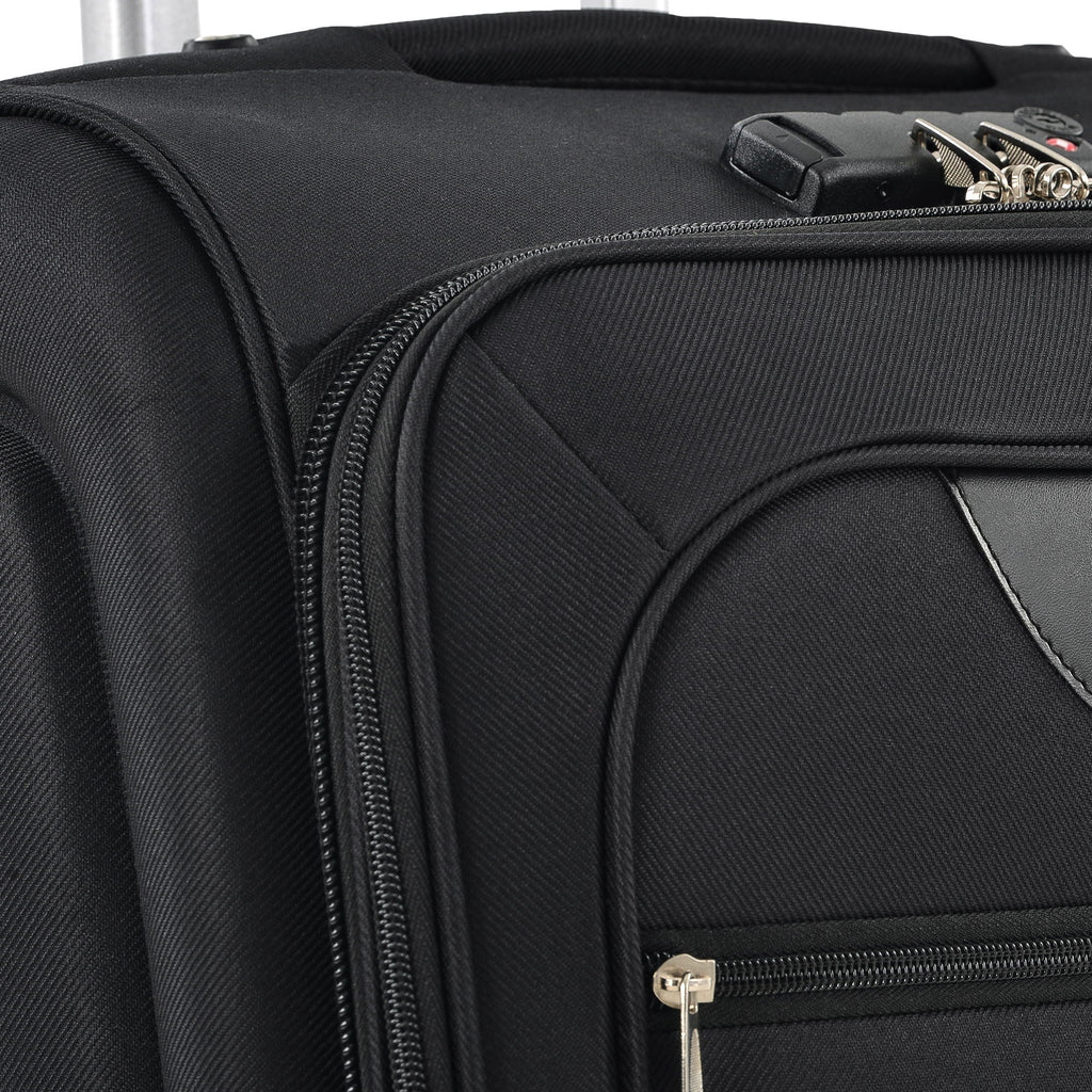 Expandable Softside Luggage 3 Piece Set with Spinner Wheels - Multiple Colors