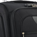 Expandable Softside Luggage 3 Piece Set with Spinner Wheels - Multiple Colors