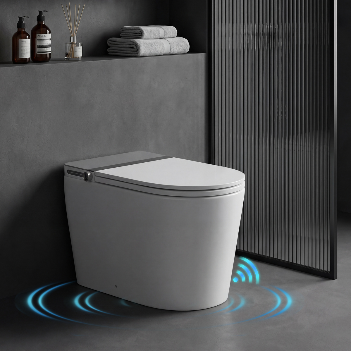 Intelligent All-In-One Toilet with High-Speed Drying - Porcelain