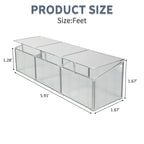 Polycarbonate Greenhouse with Durable Aluminum Frame - Silver