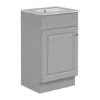Bathroom Vanity with Sink and Adjustable Shelf - Multiple Colors