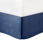 Jacquard Comforter Set 7 Piece with Decorative Pillows - Navy and Grey