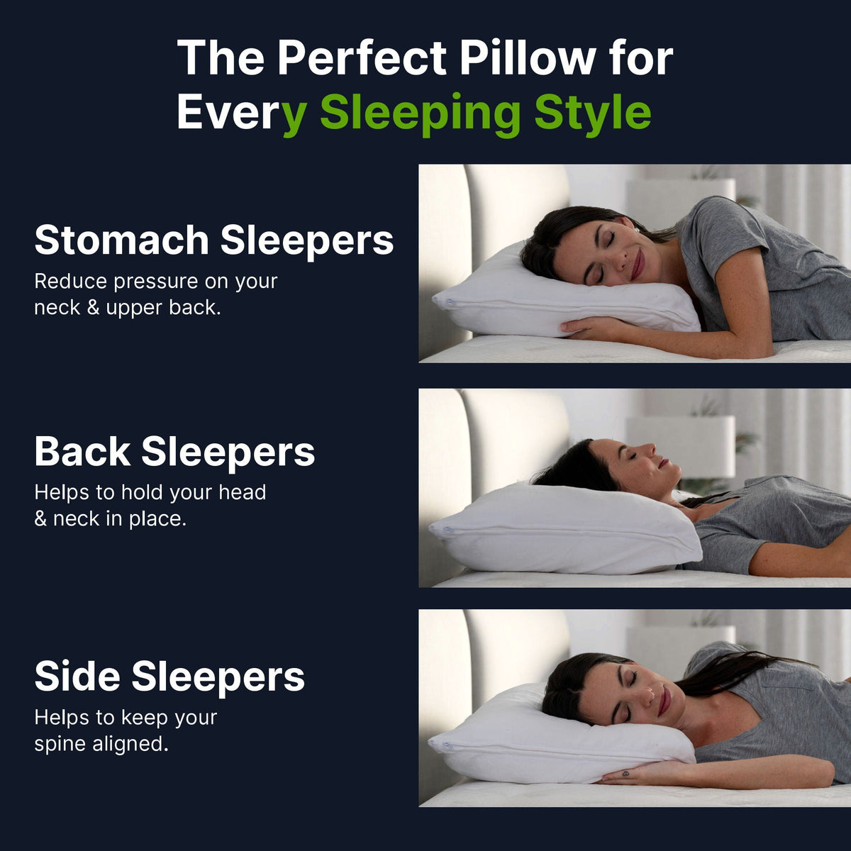 Faux Down Luxury Pillow with Microfiber Gel Clusters - White
