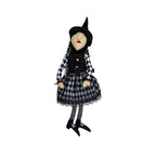 Halloween Sitting Witch Decor - Black