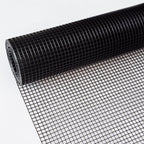 Vinyl Coated Hardware Cloth Fencing with 1/4" Mesh - Black