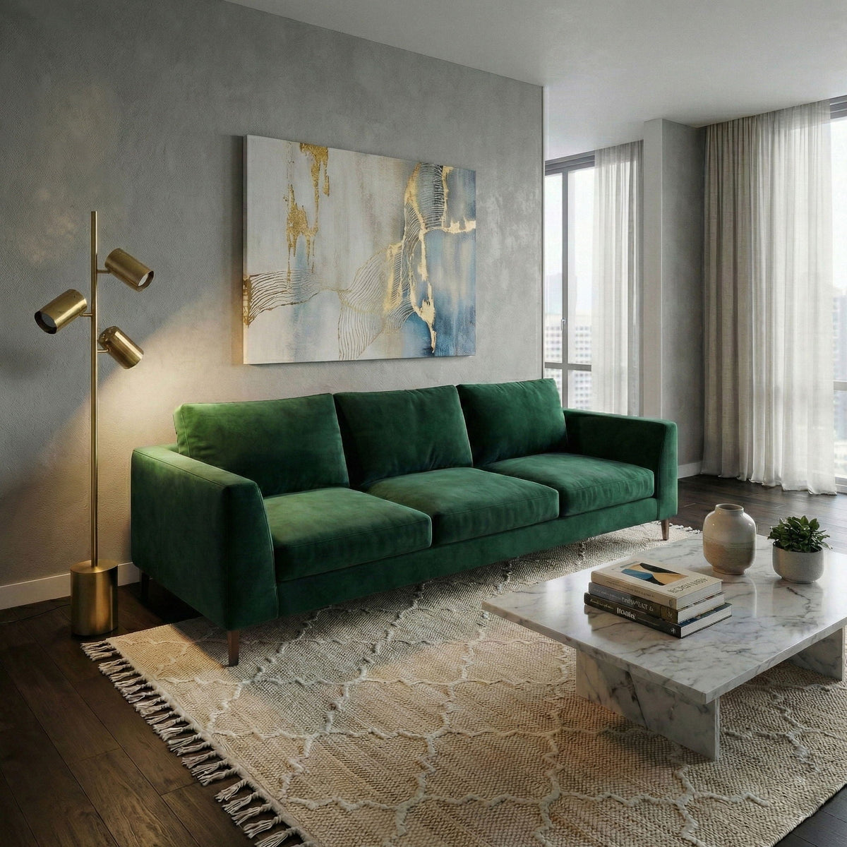 Harmony Floor Lamp - Gold