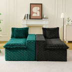 Multifunctional Stationary Sofa with Adjustable Layout - Choice of Color