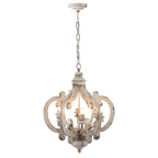 Farmhouse Chandelier with Adjustable Chain - Multiple Colors
