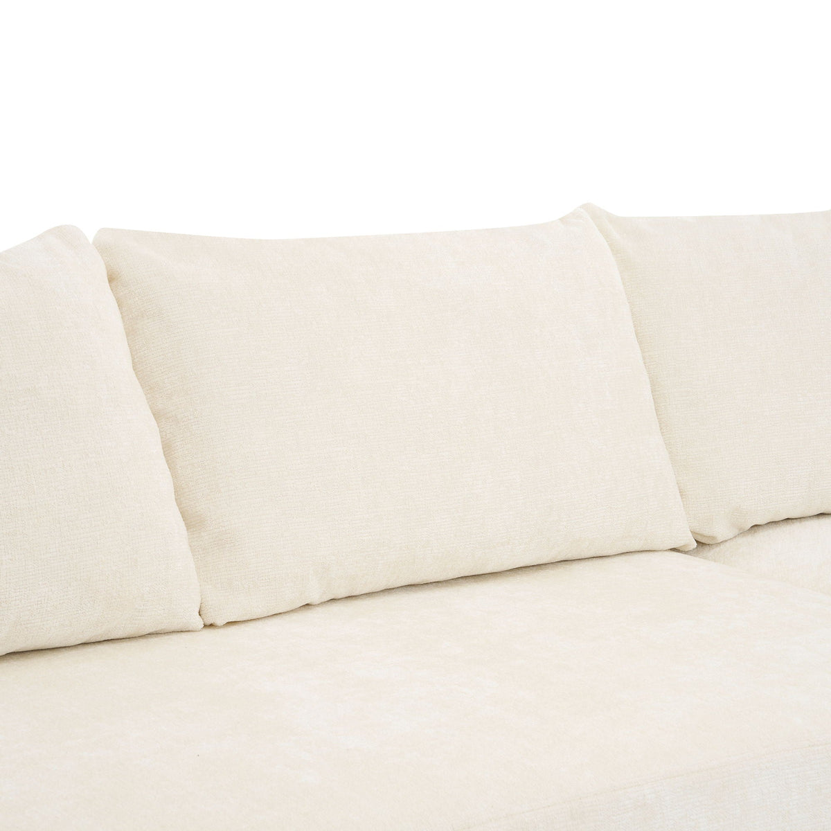 Modular Cloud Sectional Sofa Set with Deep Seating - Choose Beige, Dark Gray, or Dark Brown