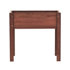 Solid Wood Raised Garden Bed with Legs - Available in Gray, Dark Gray, Dark Brown