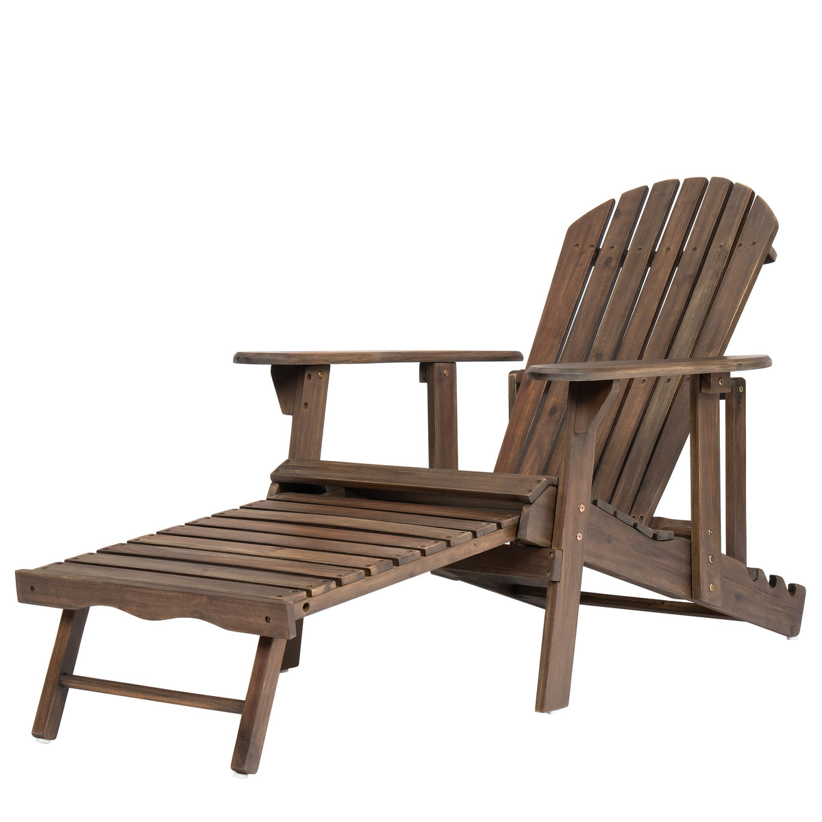 Malibu Adirondack Chair with Foldable Design - Acacia Wood