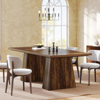 Double Pedestal Executive Desk with Spacious Work Surface - Dark Brown or Black