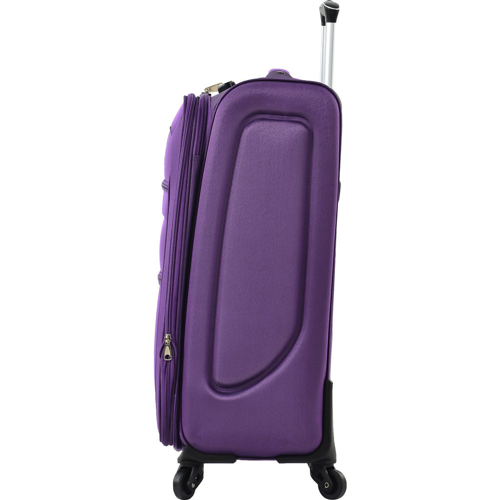 Expandable Softside Luggage 3 Piece Set with Spinner Wheels - Multiple Colors