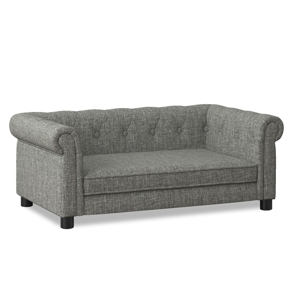 Modern Elegant Rectangle Pet Bed with Elevated Design - Multiple Colors