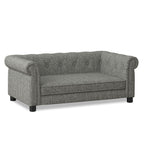 Modern Elegant Rectangle Pet Bed with Elevated Design - Multiple Colors