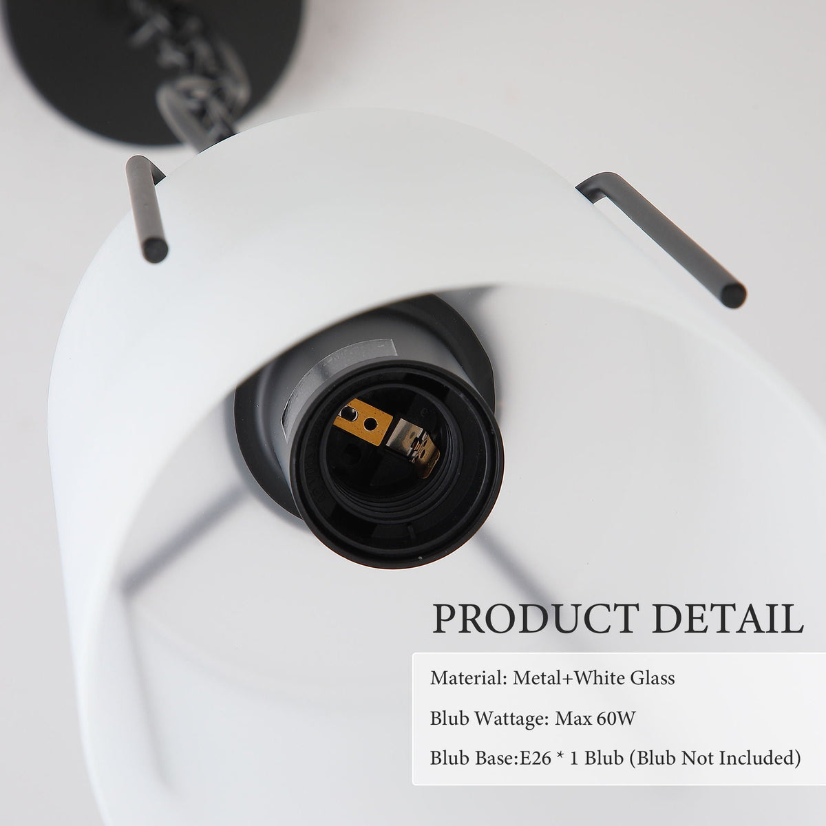 Adjustable Cylindrical Pendant Light with Frosted Glass Shade - Black or Gold