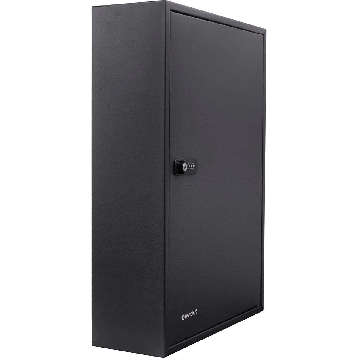 Adjustable Key Cabinet With Combination Lock - Black