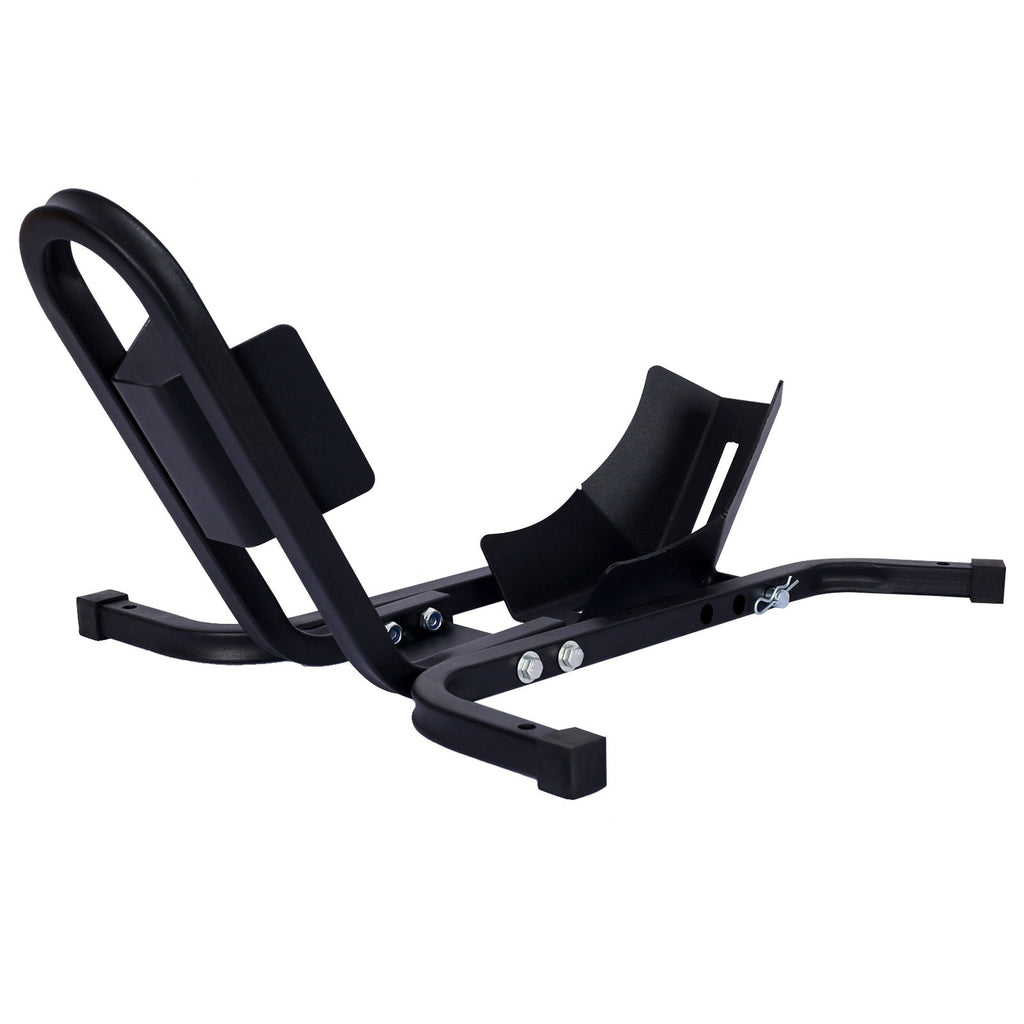 Heavy Duty Motorcycle Front Tire Chock with 1200 lb Capacity - Black