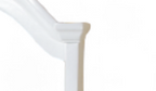 Estrella Vanity & Dresser Mirror with Beveled Edge - White